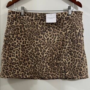 American Eagle Outfitters Leopard Print Skort
